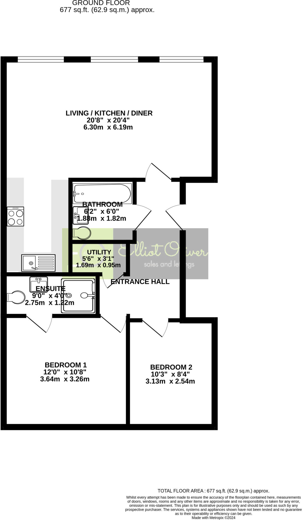 Buckingham Court, Wellington Street, Cheltenham GL50 1XZ floorplan