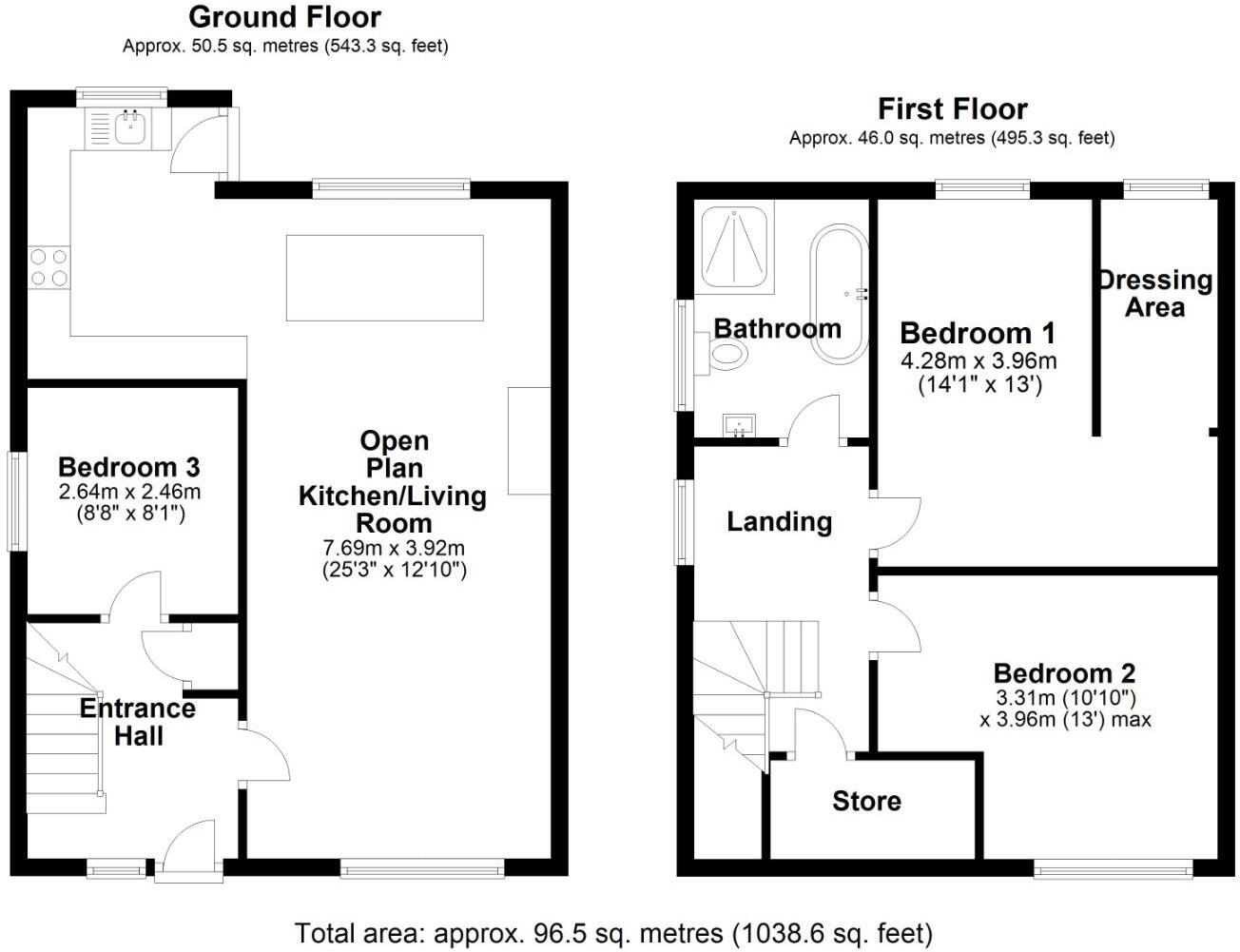 Chantal Avenue, Pen-Y-Fai, Bridgend County Borough, CF31 4NN floorplan
