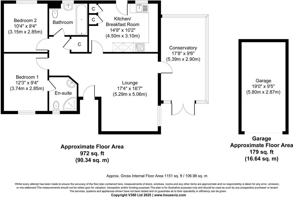 Crompton Gardens, Maidstone floorplan