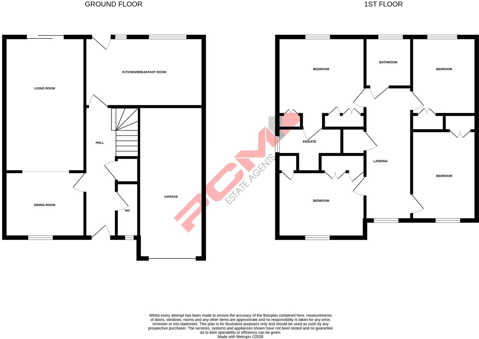 Hillside Road, Hastings floorplan