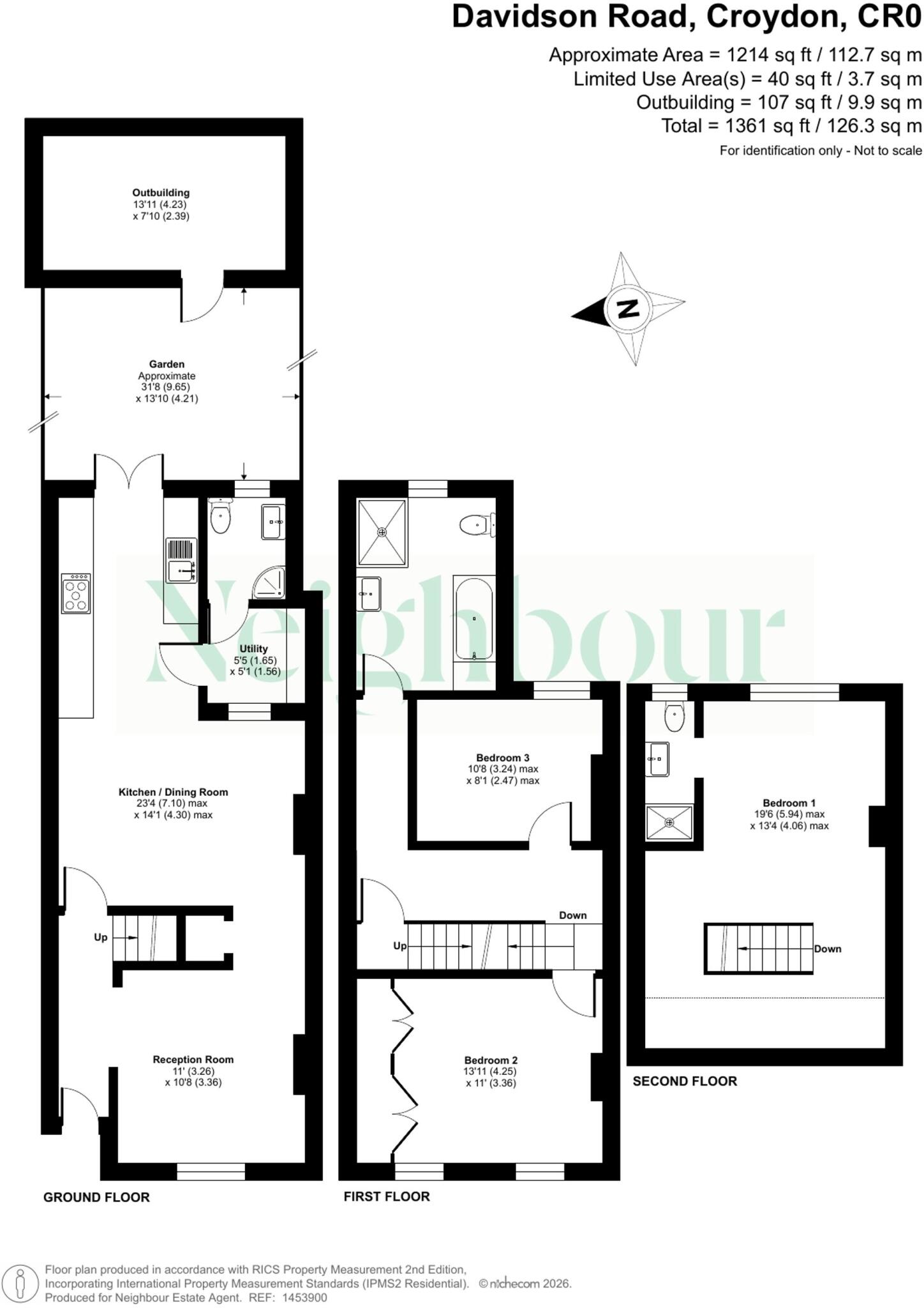 Davidson Road, Croydon, CR0 floorplan