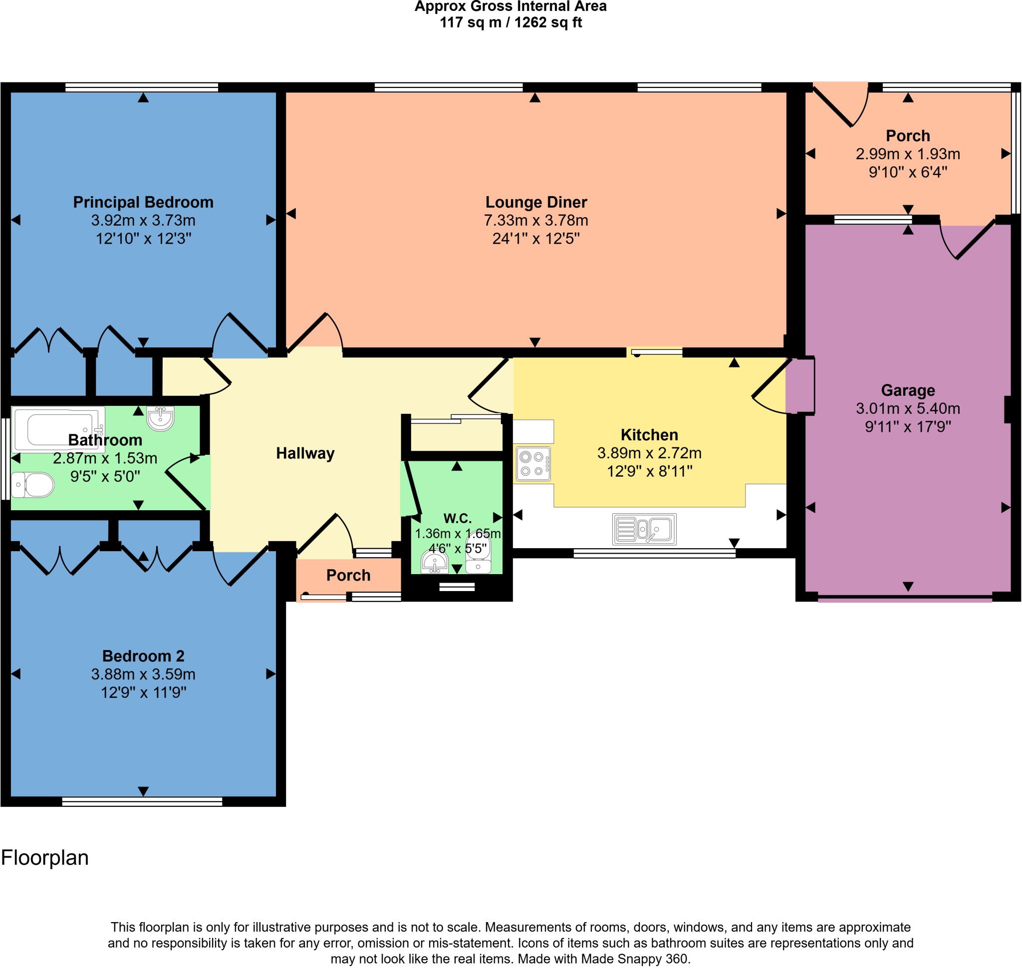 Killerton Road, Bude, Cornwall, EX23 floorplan