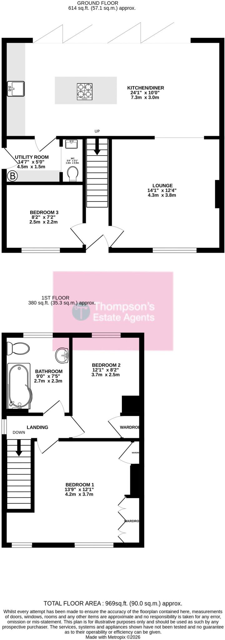 High Legh Road, Lymm floorplan