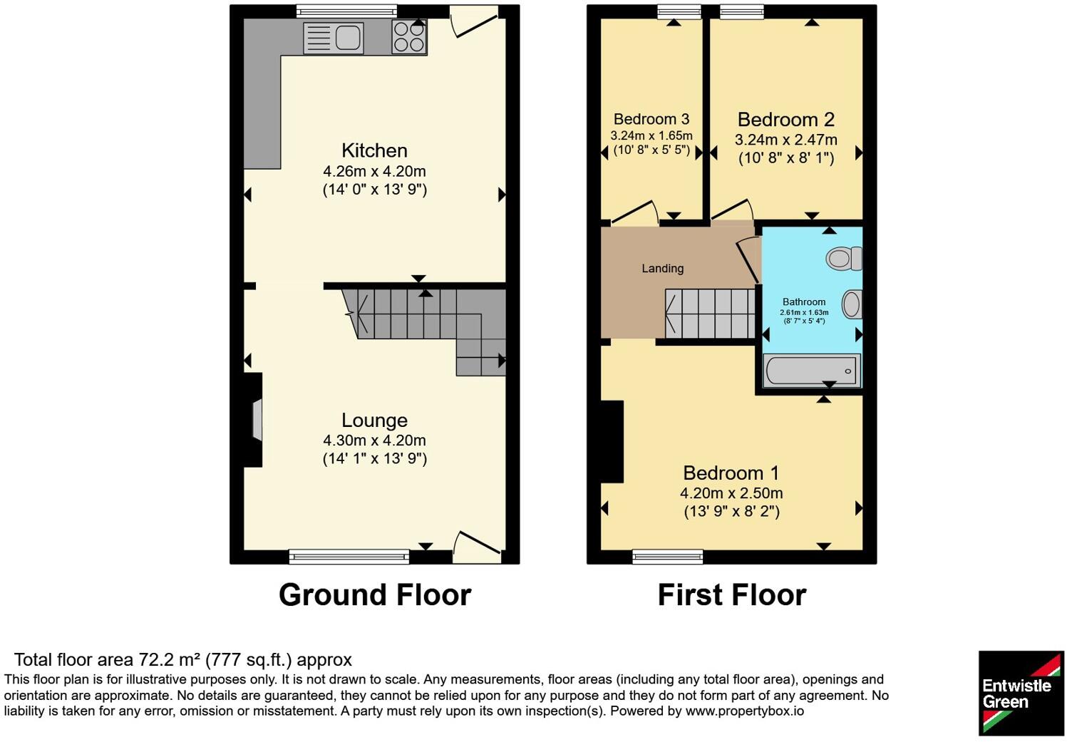 Vernon Street, Nelson, Lancashire, BB9 floorplan