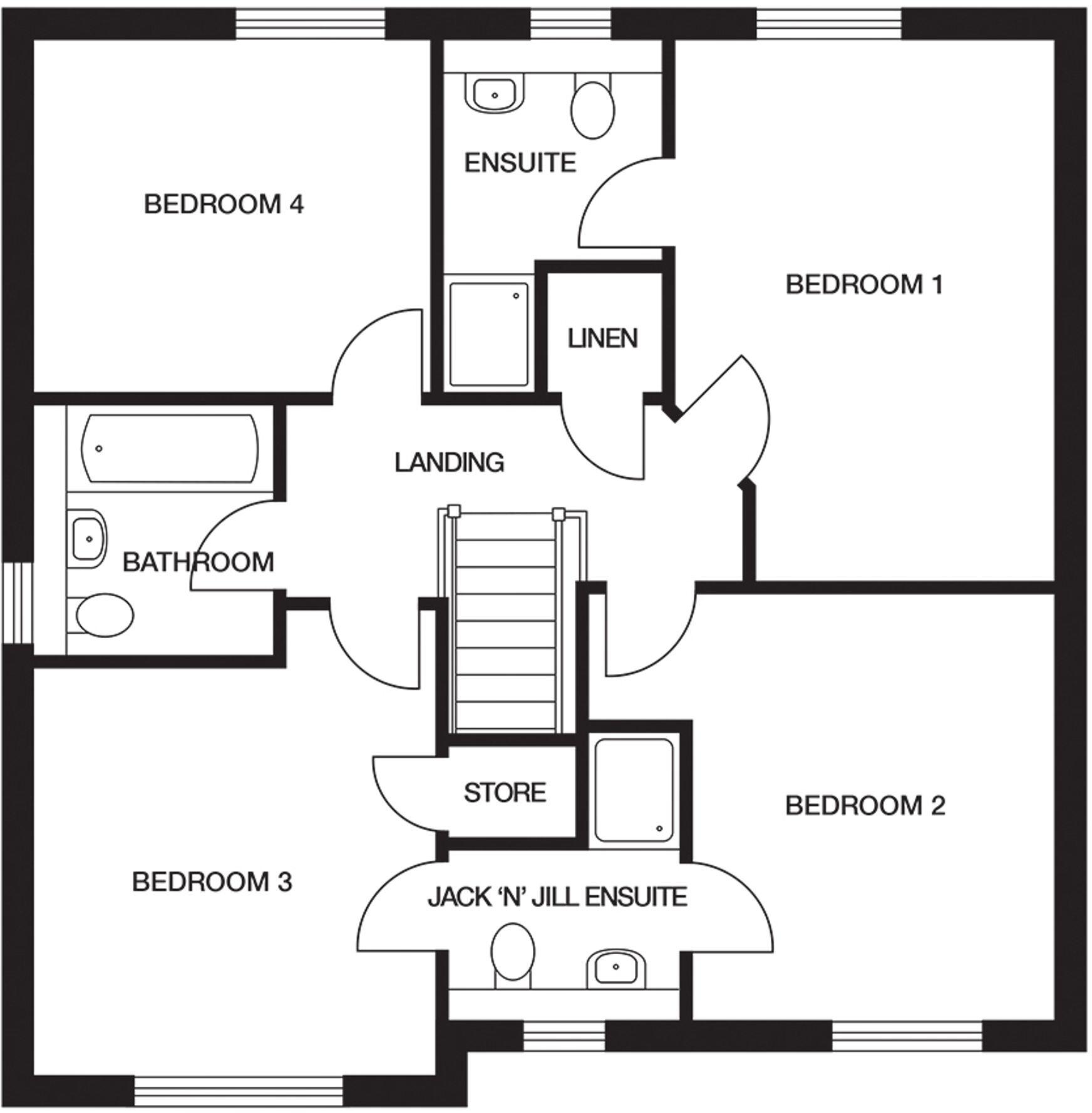 The Tattenhoe, Garrett Grove, Skelmanthorpe floorplan