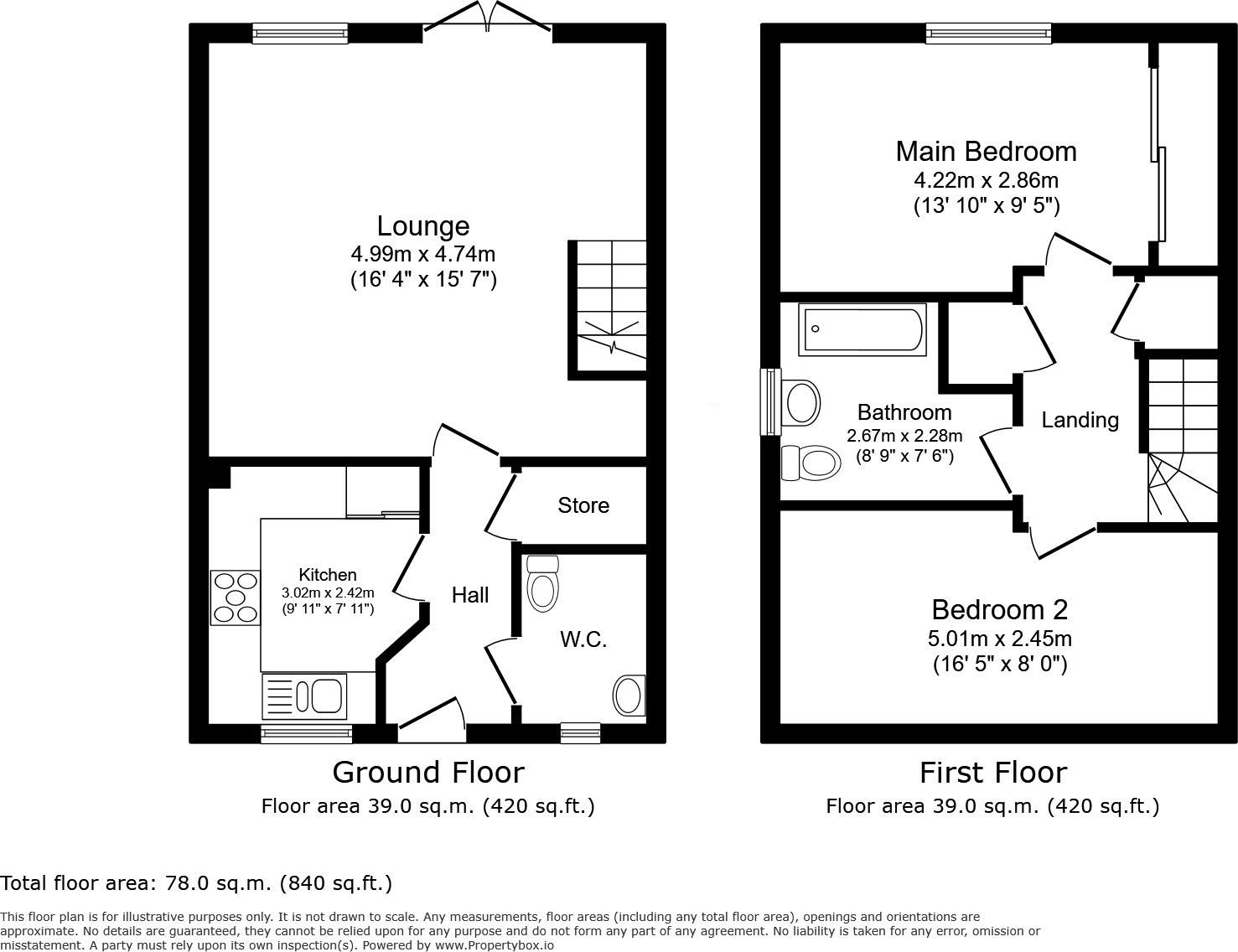 Lievers Close, Shotley Bridge, Consett, DH8 floorplan