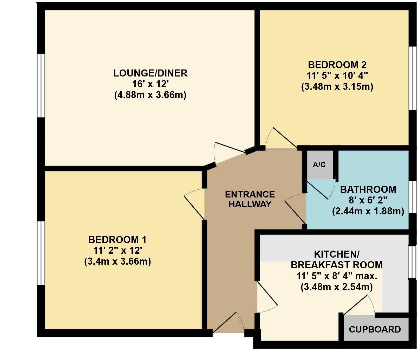 Poole Road, Branksome floorplan