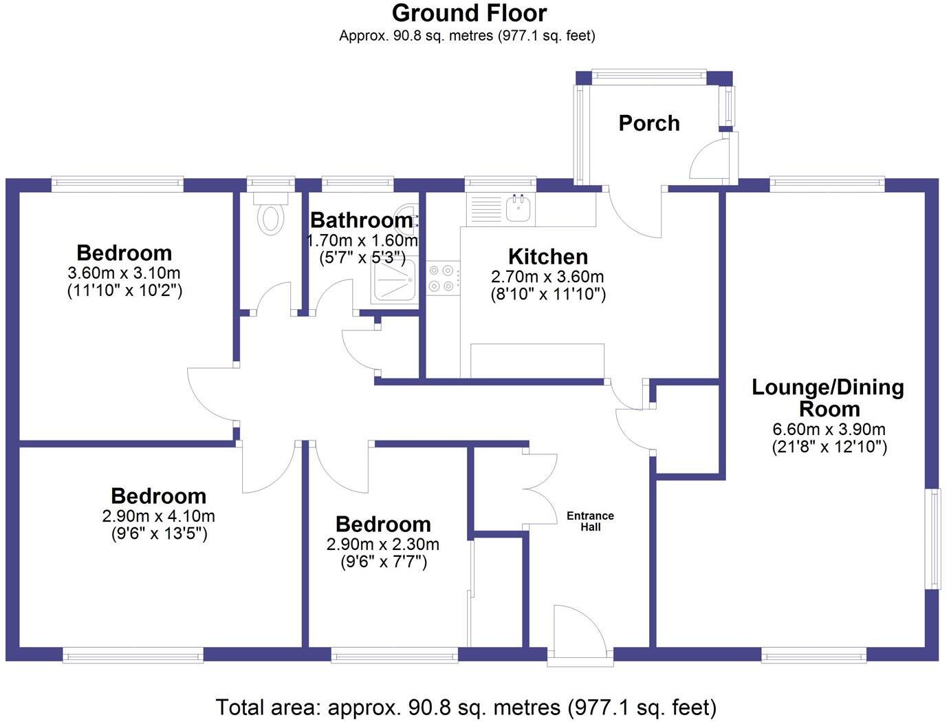 Florida Fields, Castle Cary floorplan