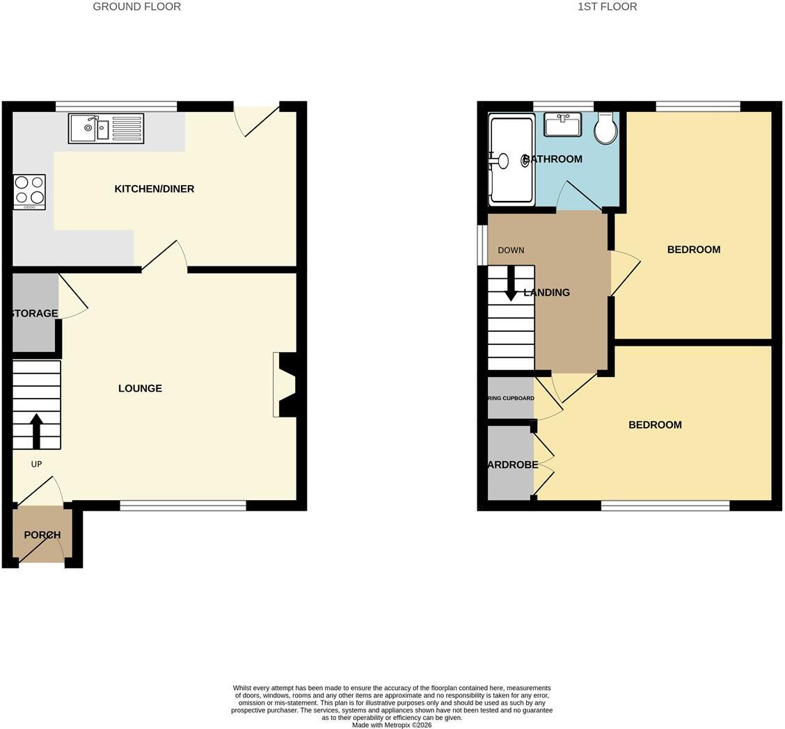 Woodside, Buxton floorplan