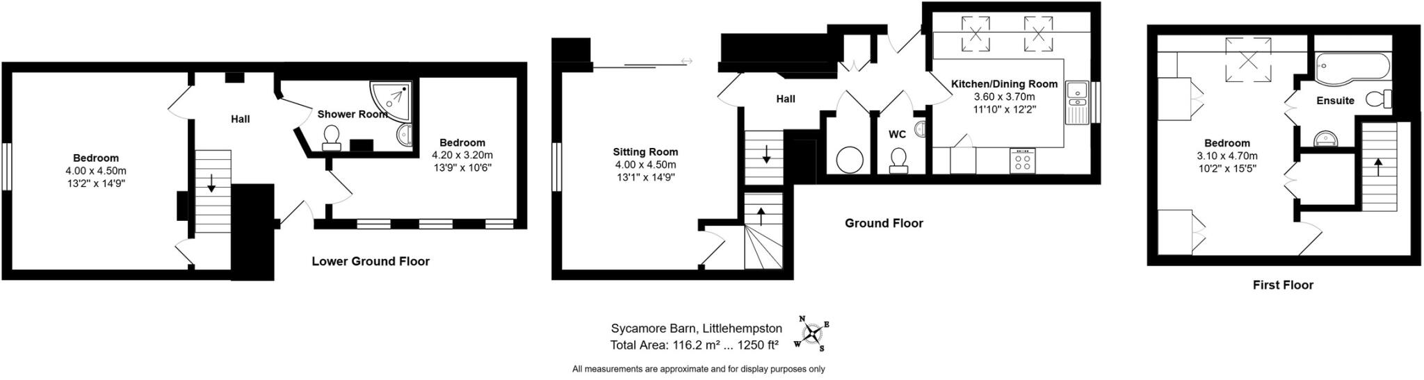 Littlehempston, Totnes floorplan