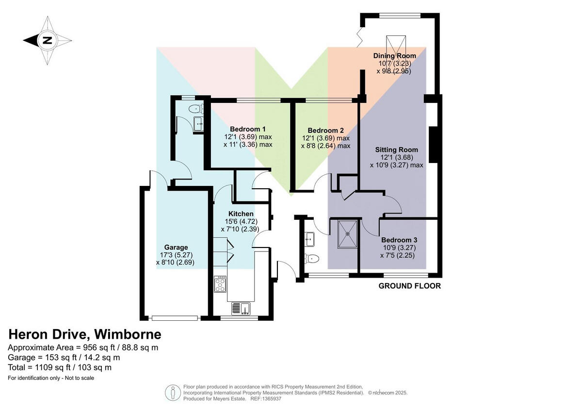 Heron Drive, Wimborne, BH21 2 floorplan