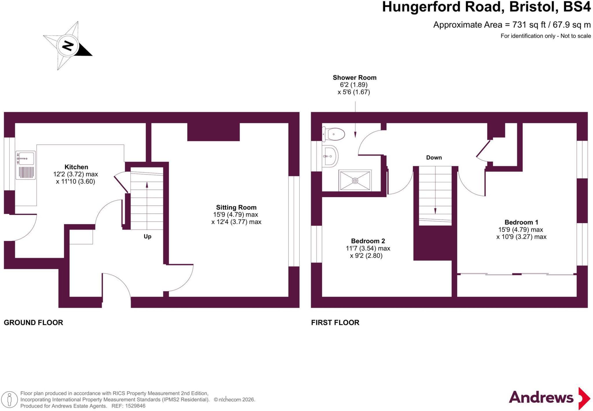 Hungerford Road, Bristol, BS4 floorplan