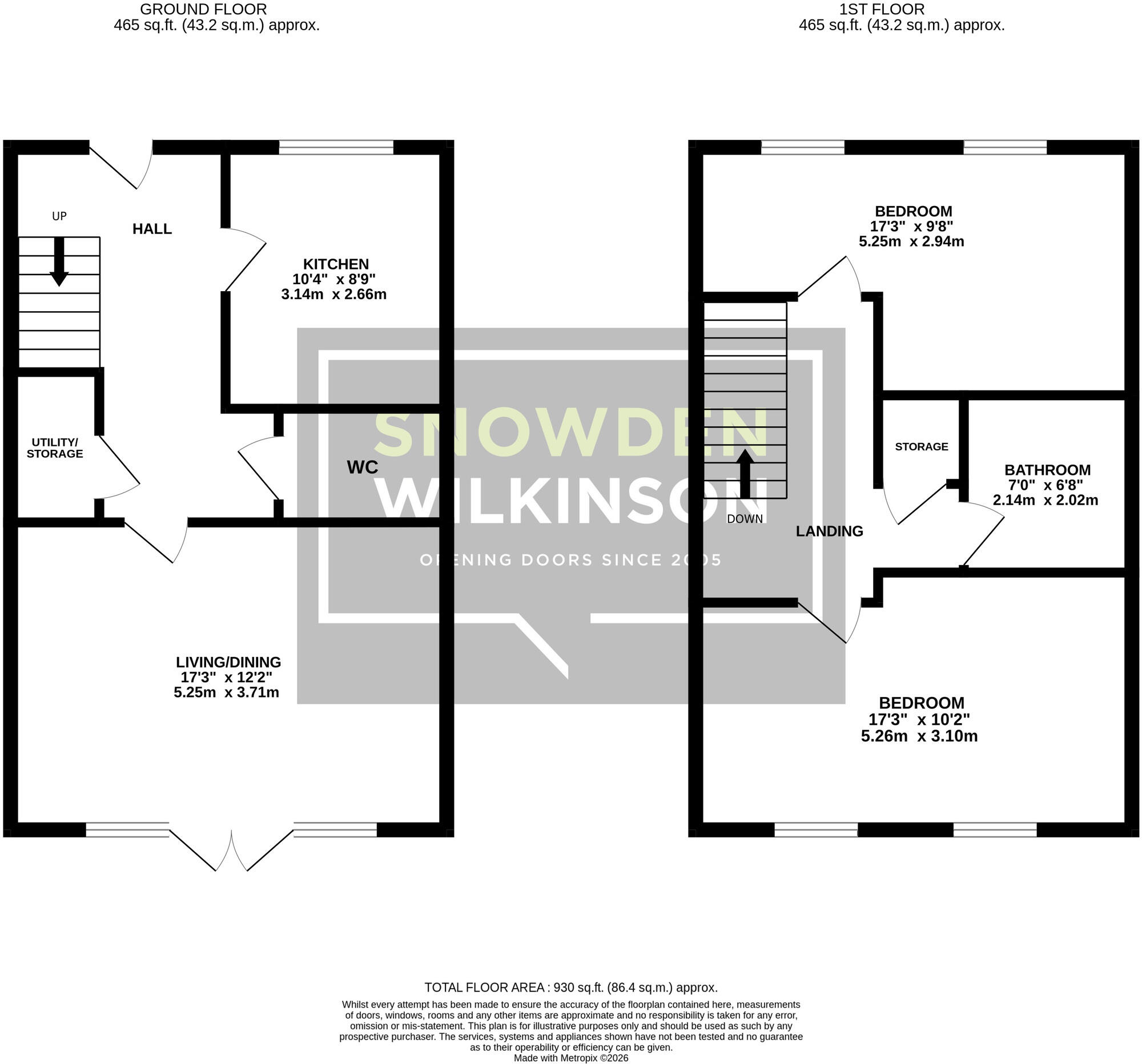 Worthington Crescent, Cheadle floorplan