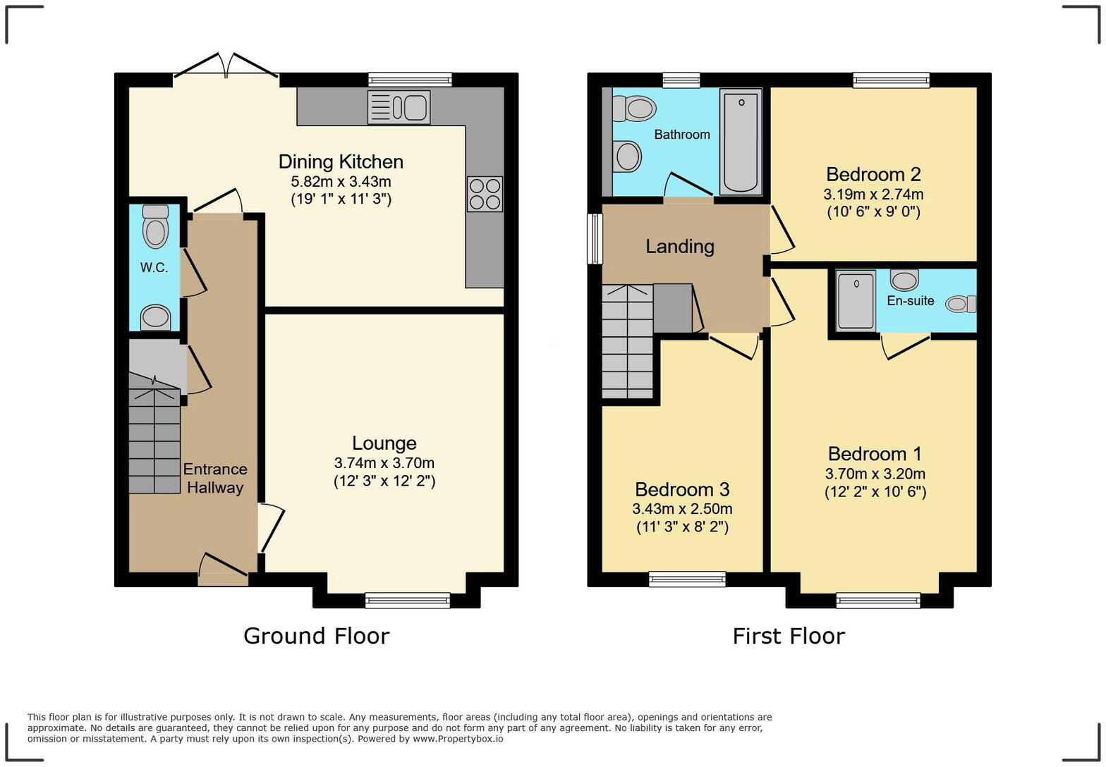 Cooper Way, STANLEY, Wakefield WF3 floorplan