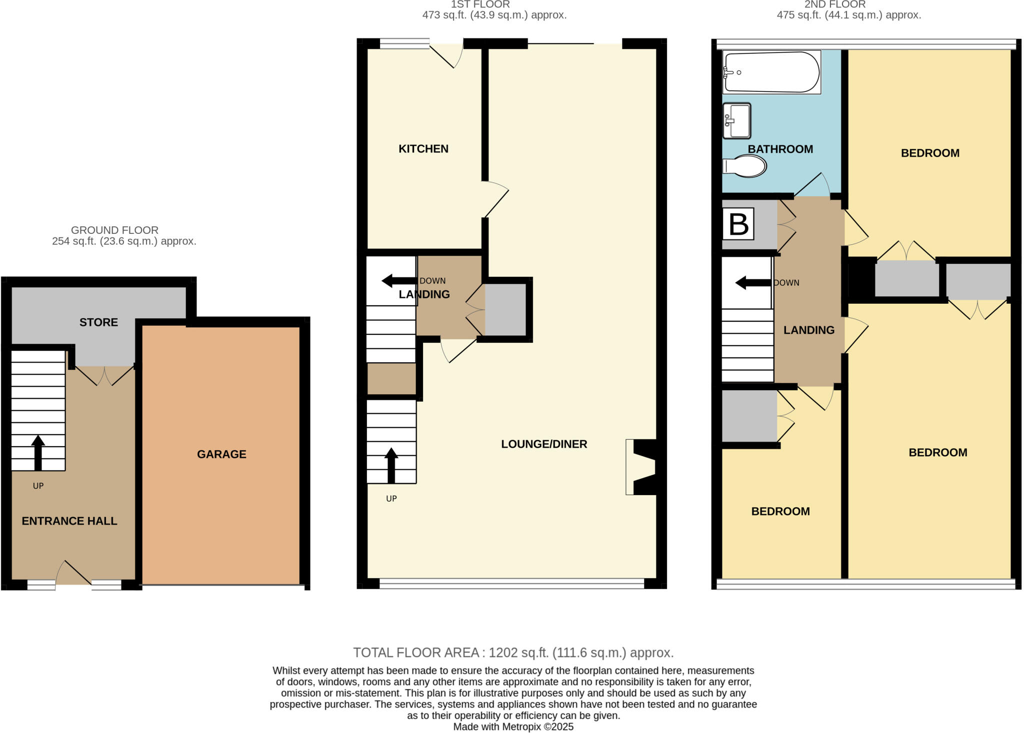 OLDSWNFORD - Redhill Close floorplan