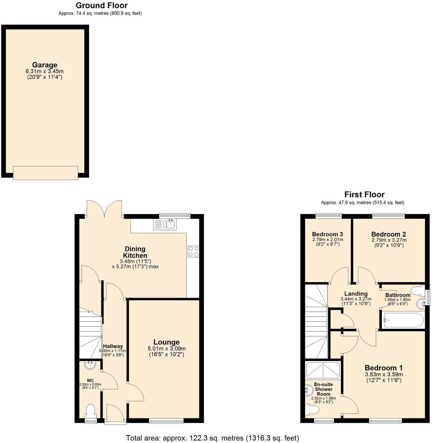 Haines Drive, Sileby, LE12 floorplan