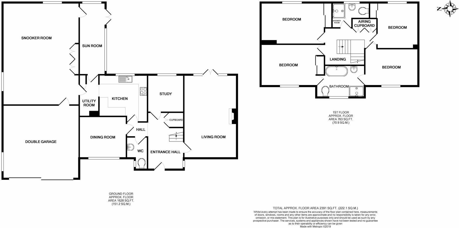 Monkswood, 26 Arnhem Way, Woodhall Spa floorplan