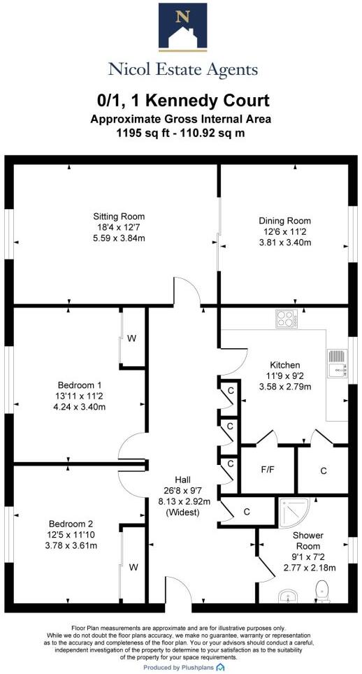 Kennedy Court, Giffnock floorplan
