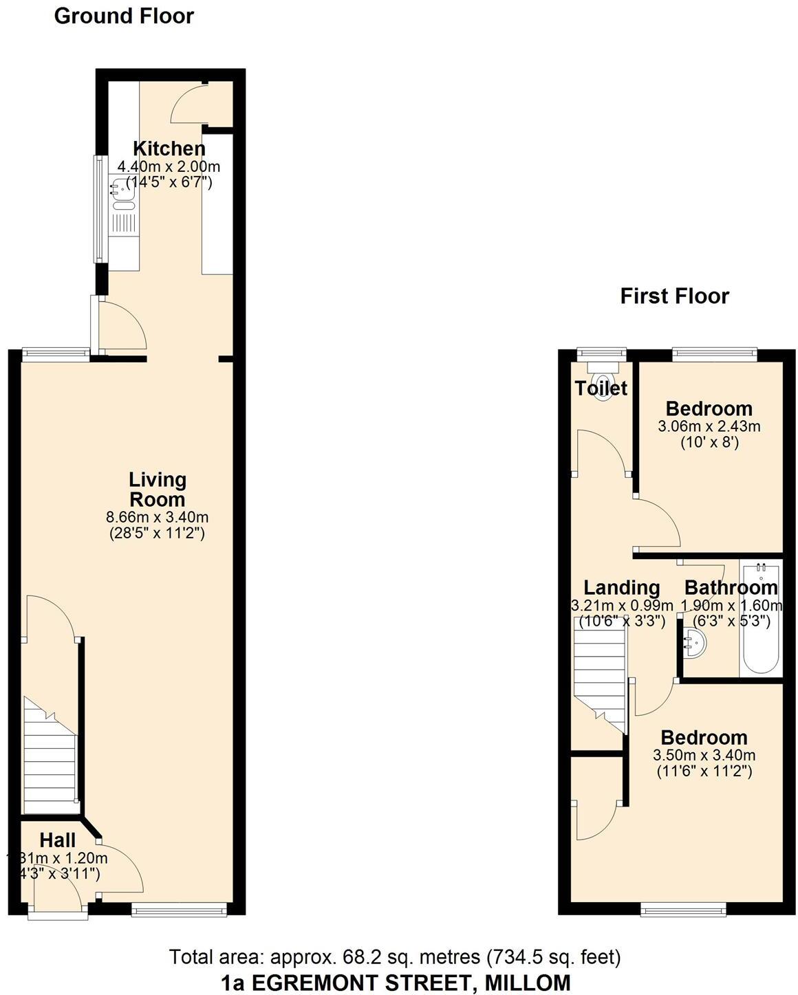 Egremont Street, MILLOM floorplan