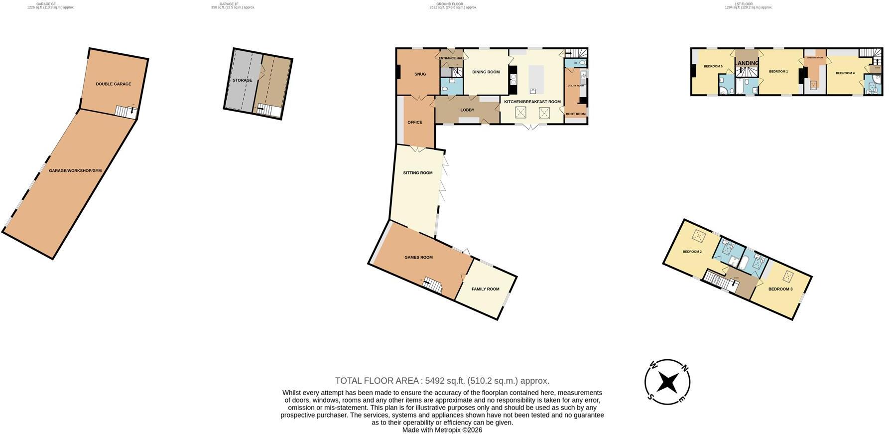 Eastgate, North Newbald floorplan