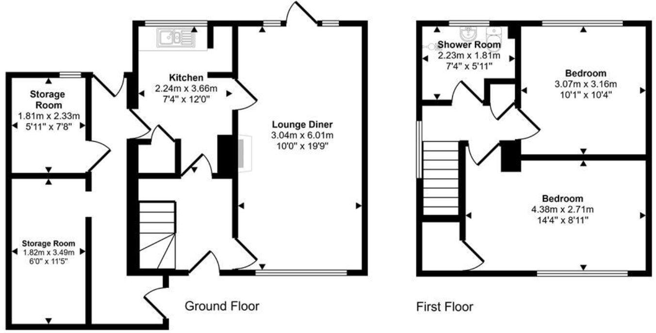 33 Gainsborough Gardens, Tonbridge, Kent, TN10 4AD floorplan