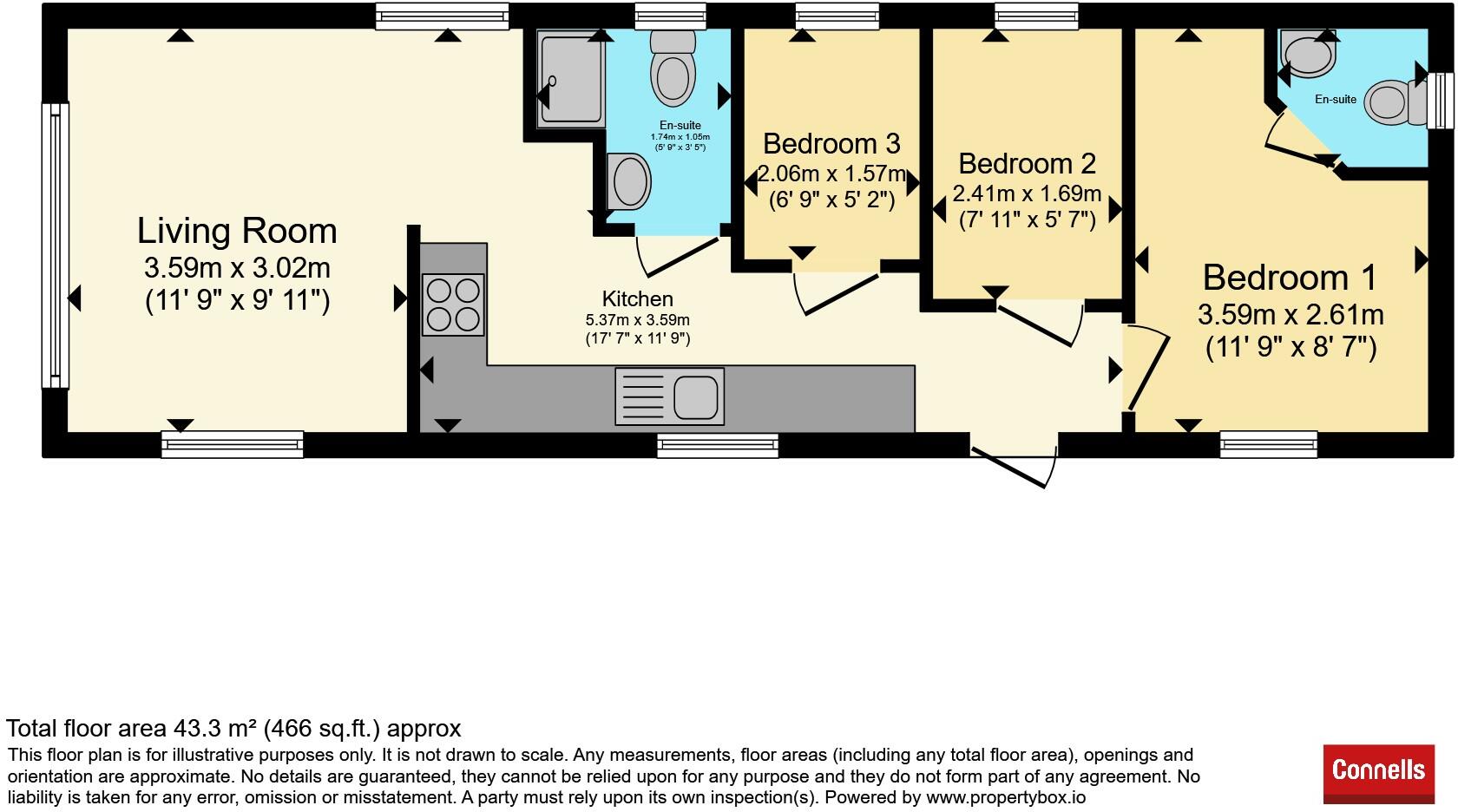 Preston Road, Preston, Weymouth floorplan