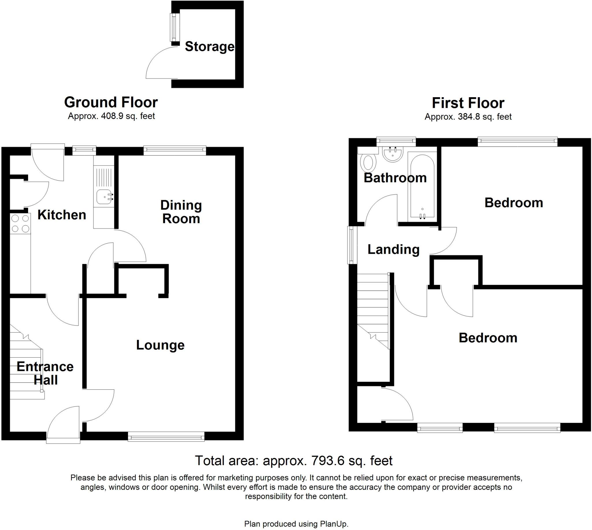 Winchester Way, Rainham, Gillingham, Kent, ME8 floorplan