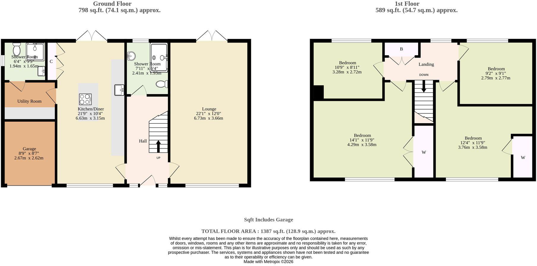 Middlemarch Road, Dereham floorplan