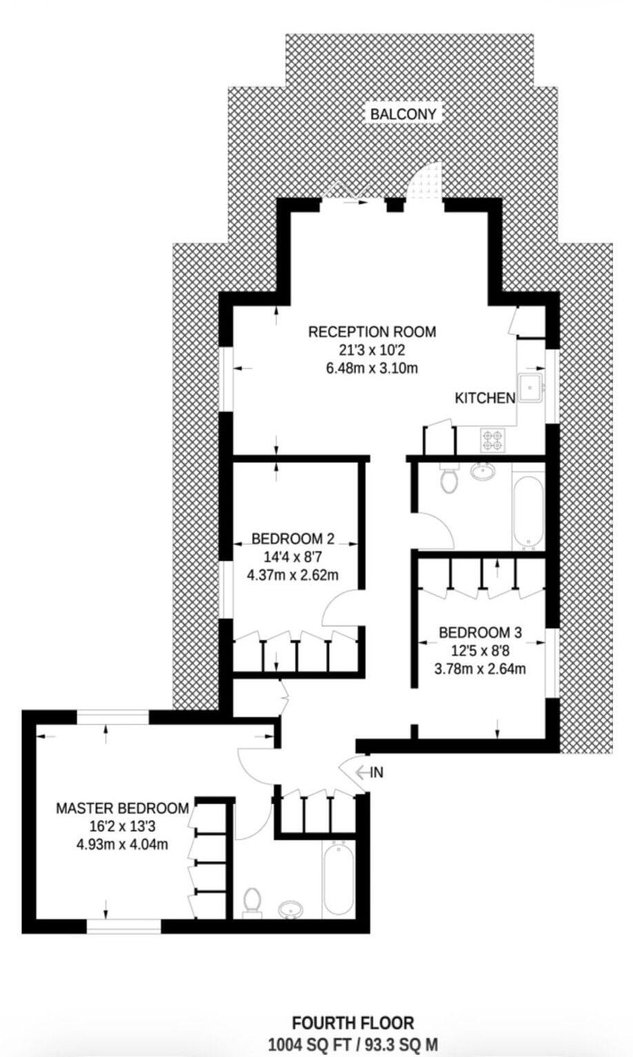 Nightingale Lane, London, SW12 floorplan