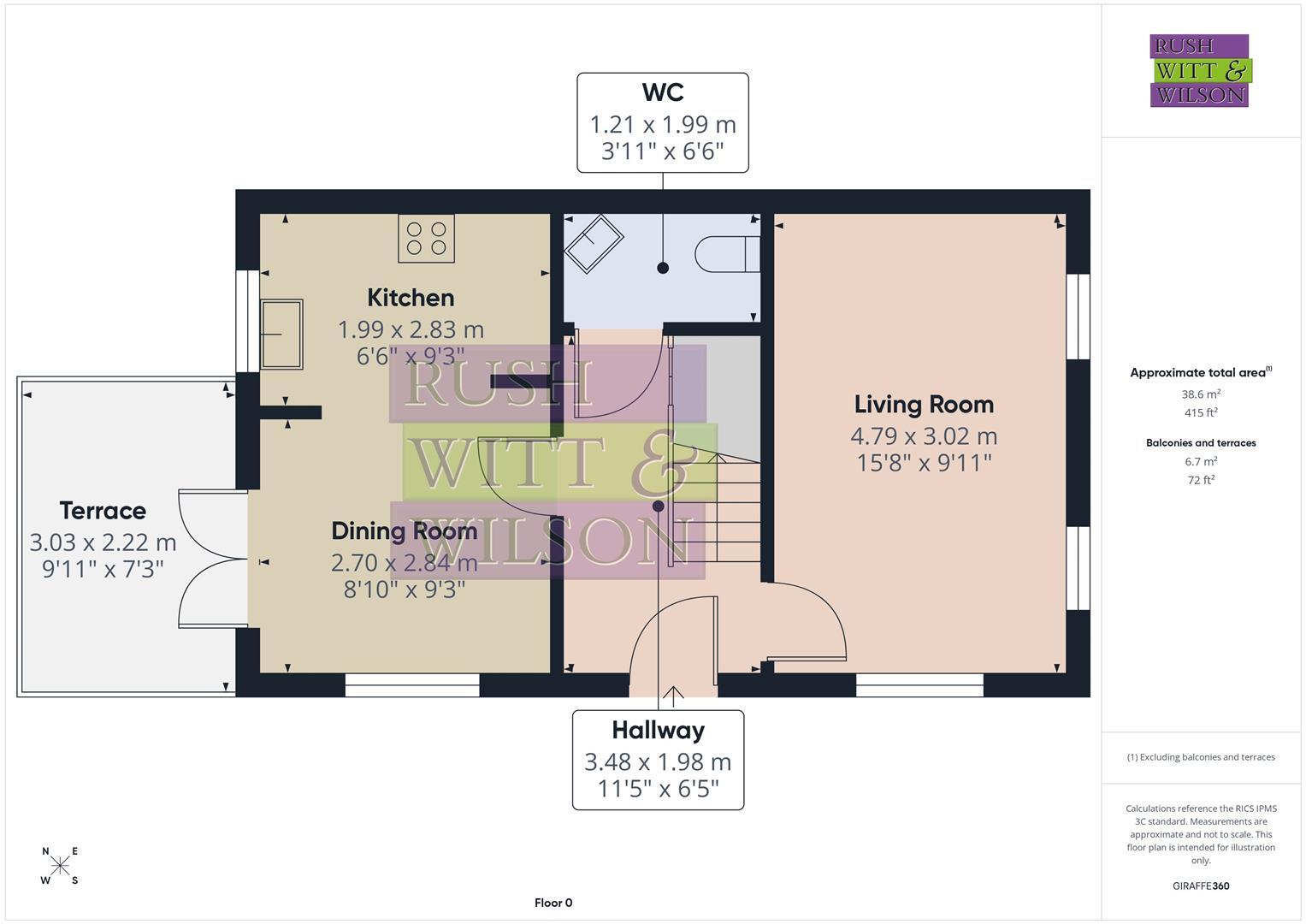 Sea Holly Walk, Camber floorplan