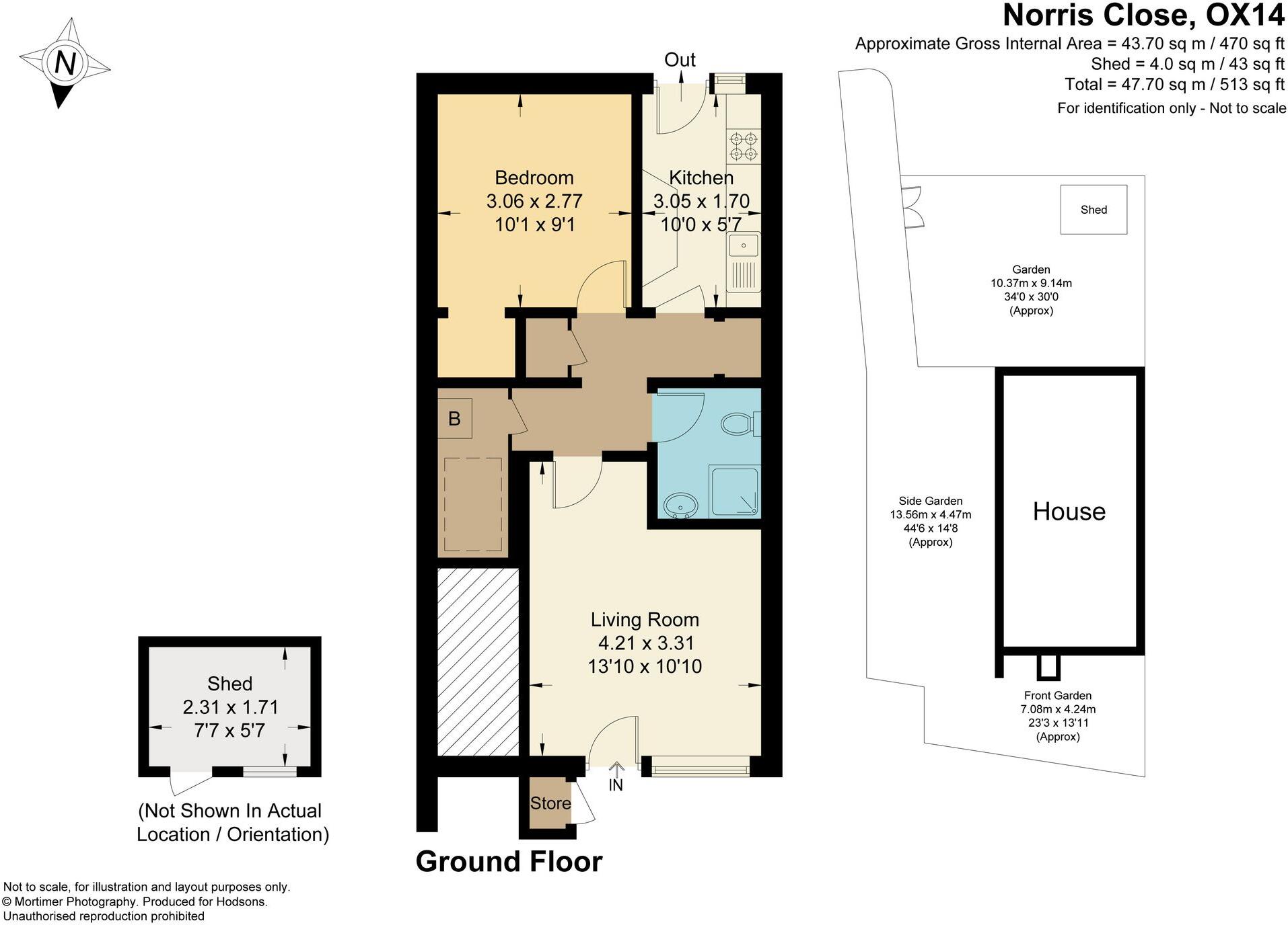 73, Norris Close, Abingdon, OX14 floorplan