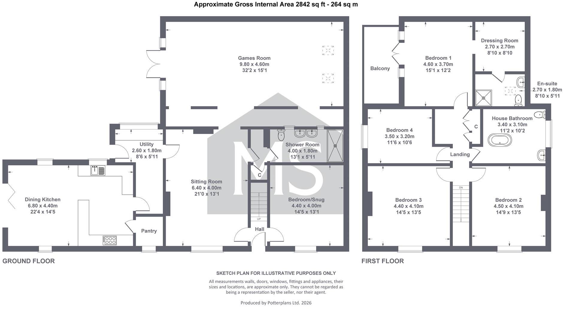 St. Hildas Street, Sherburn, Malton floorplan