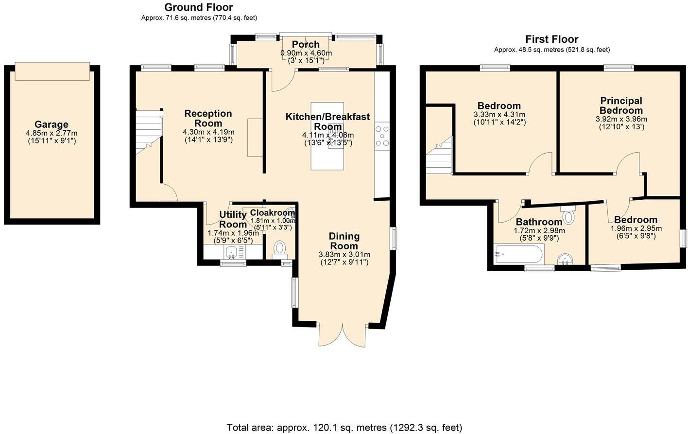 The Hills, Bradwell, Hope Valley floorplan