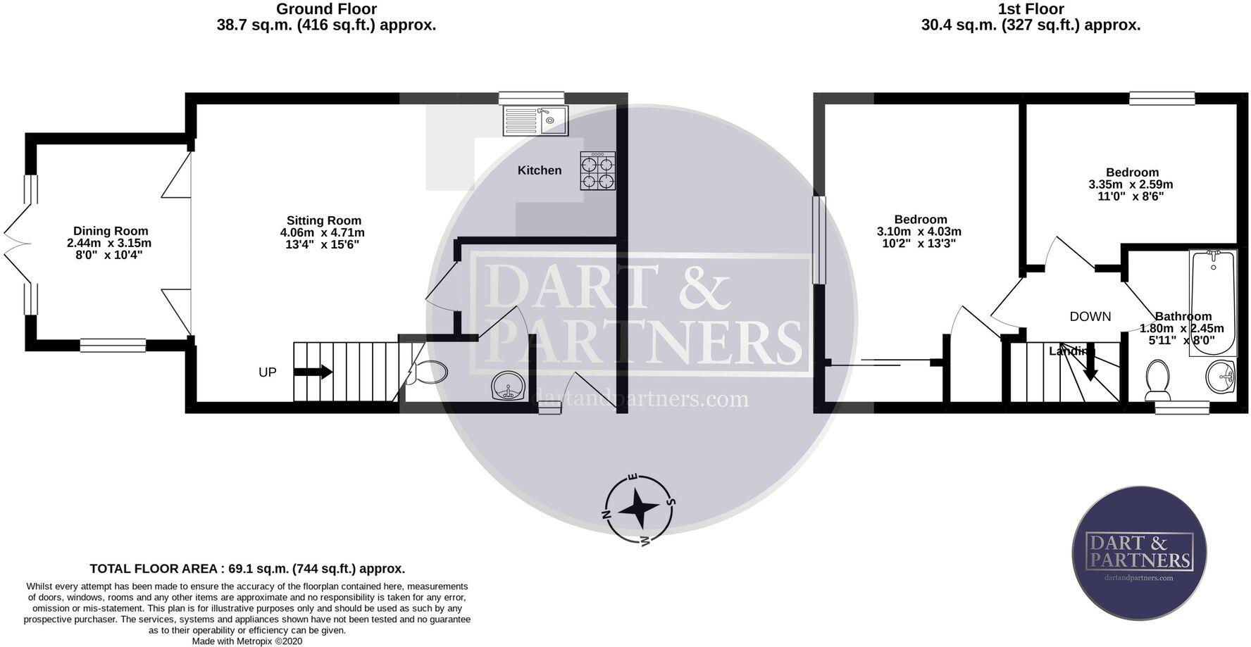 Higher Exeter Road, Teignmouth, TQ14 floorplan