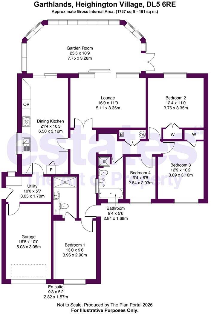 Garthlands, Heighington Village, Newton Aycliffe, DL5 6RE floorplan