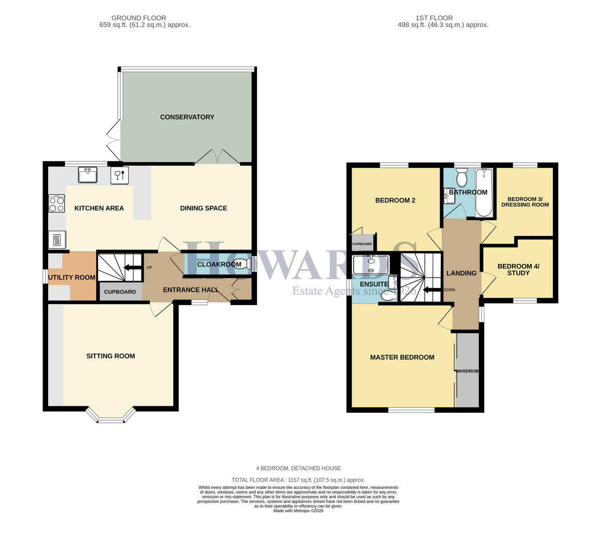 Cranes Meadow, Harleston floorplan