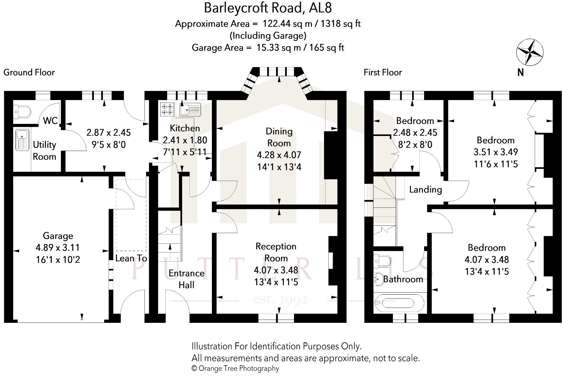 Barleycroft Road, Welwyn Garden City, Hertfordshire, AL8 6JX floorplan