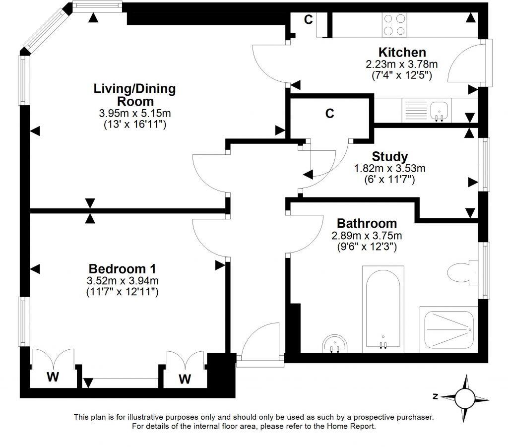 2A Mansfield Road, Musselburgh, EH21 7DS floorplan