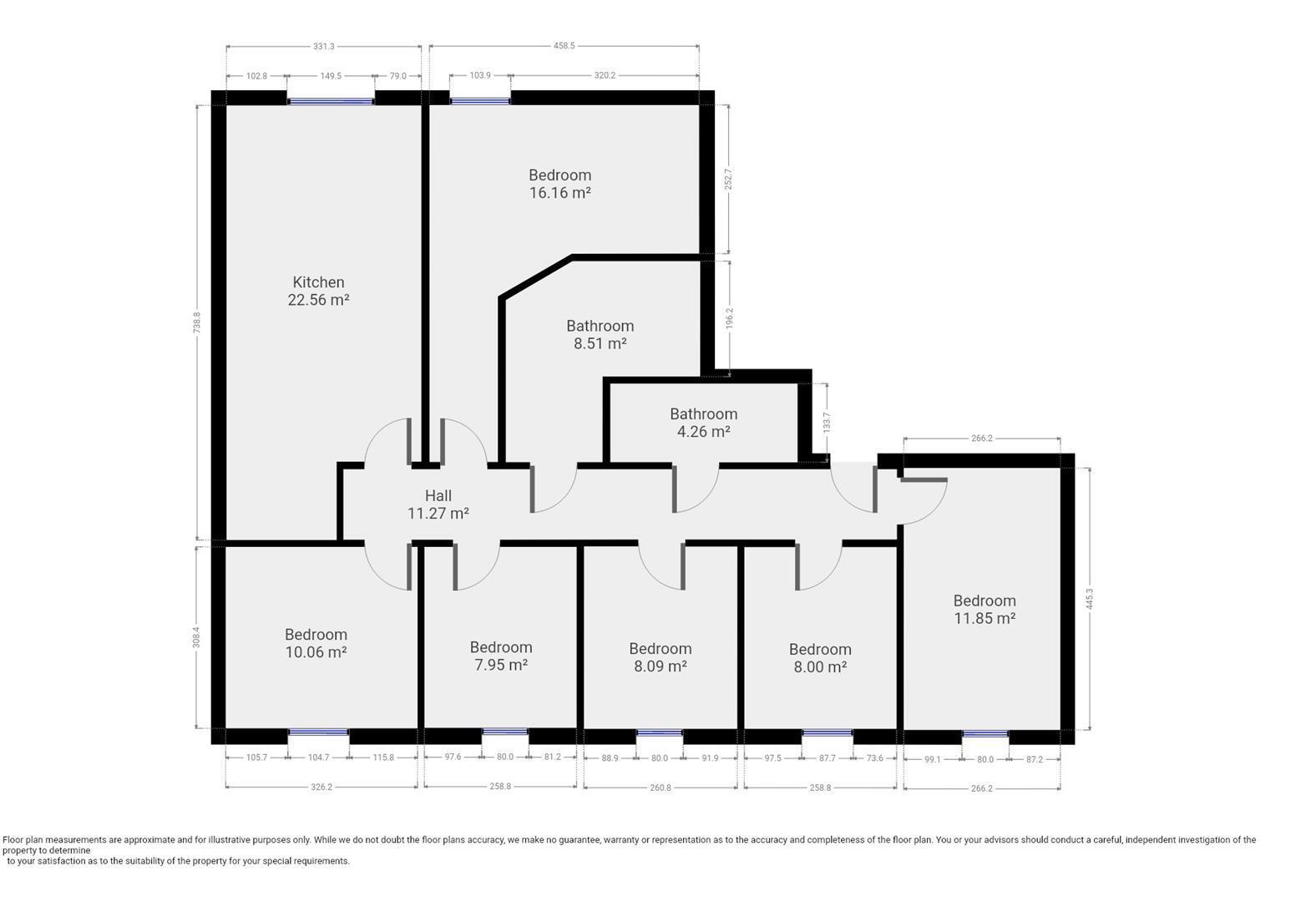 Brayford Court - Apt 5 - Flat Share - ROOMS AVAILABLE floorplan