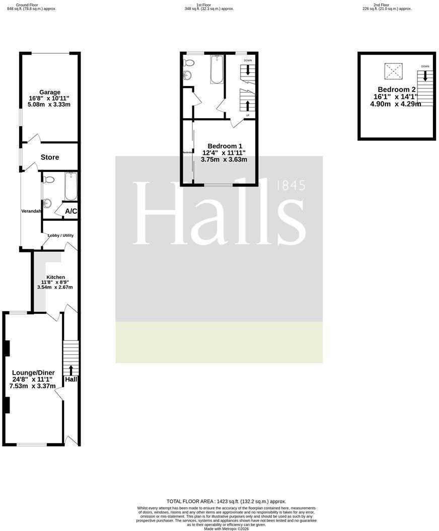 Longlands Lane, Market Drayton. floorplan