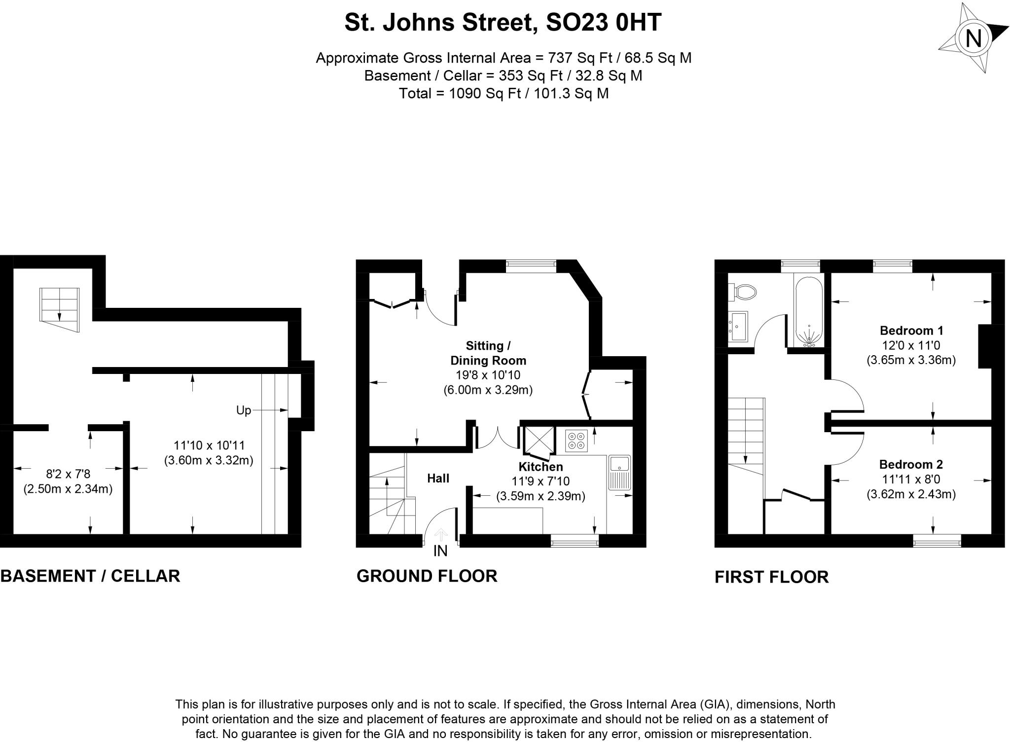 Magdalen Mews, St. Johns Street, Winchester, Hampshire, SO23 floorplan