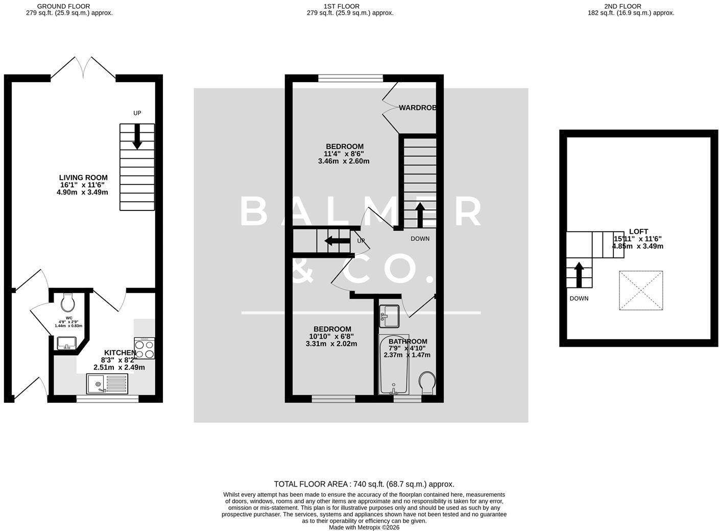 Railway Street, Atherton, M46 floorplan