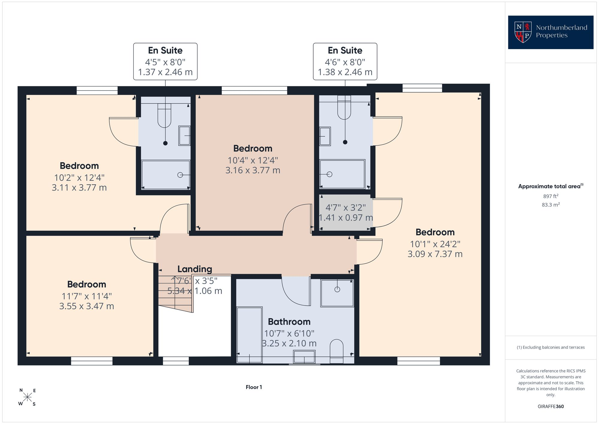Priest Moor Close, Christon Bank, NE66 floorplan