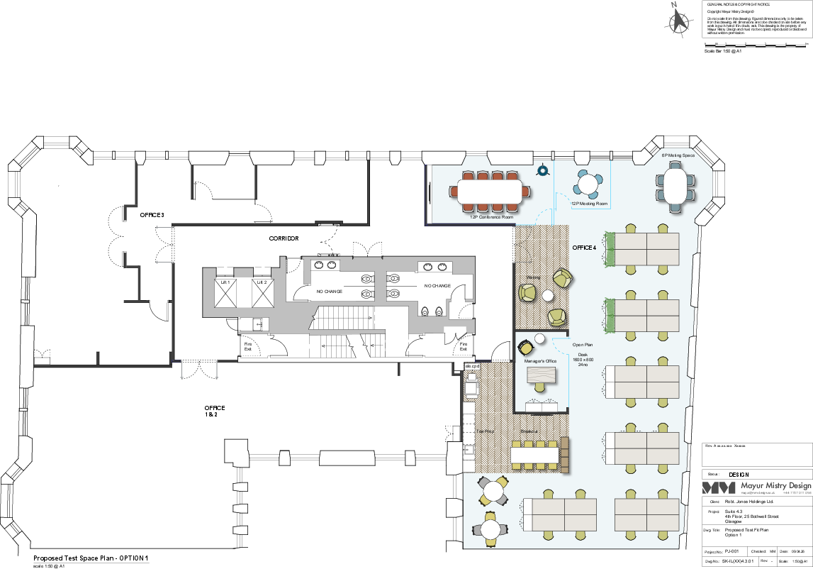 4th Floor East Floor Plan