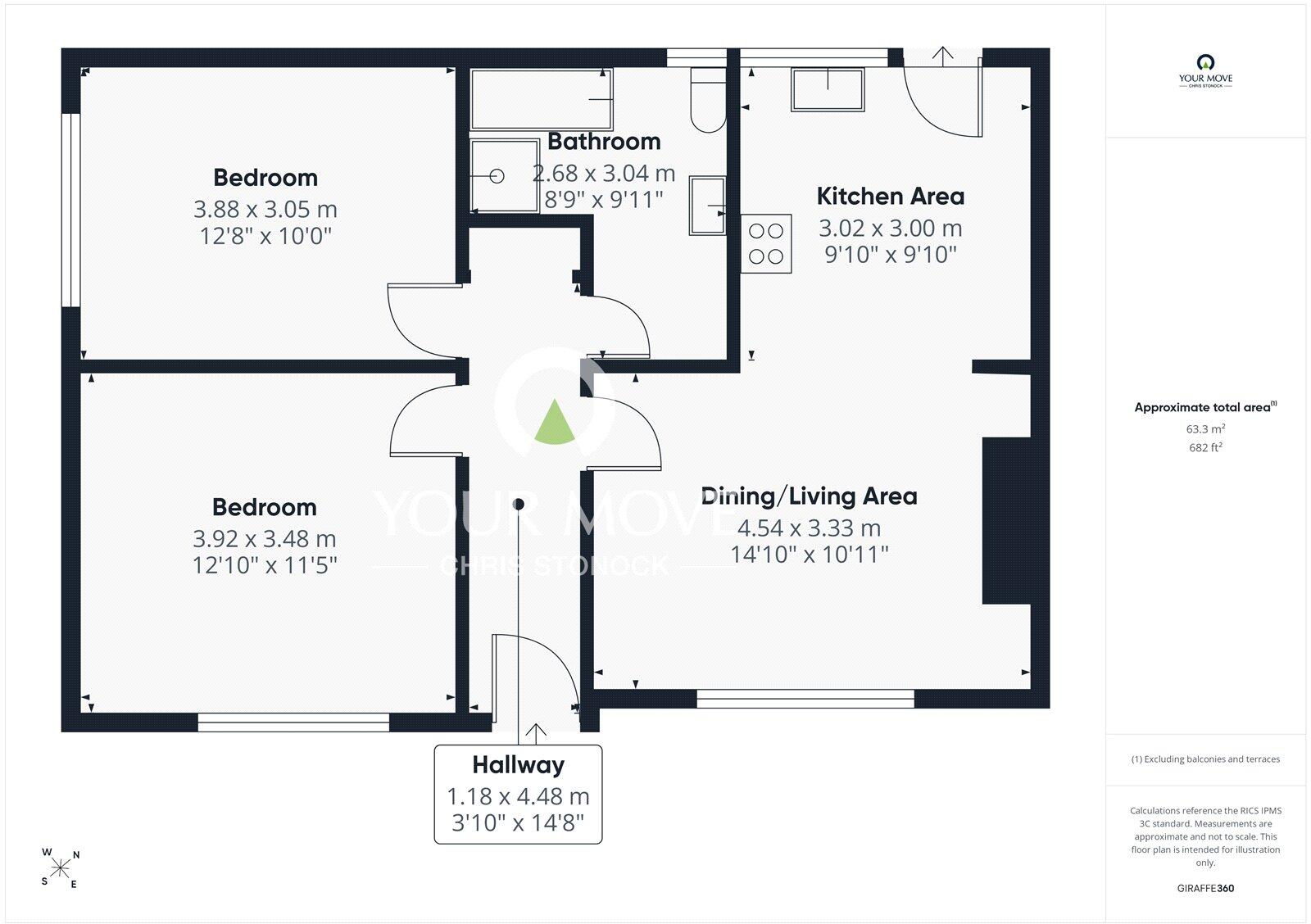 Glenmore, Delves Lane, Consett, Durham, DH8 floorplan