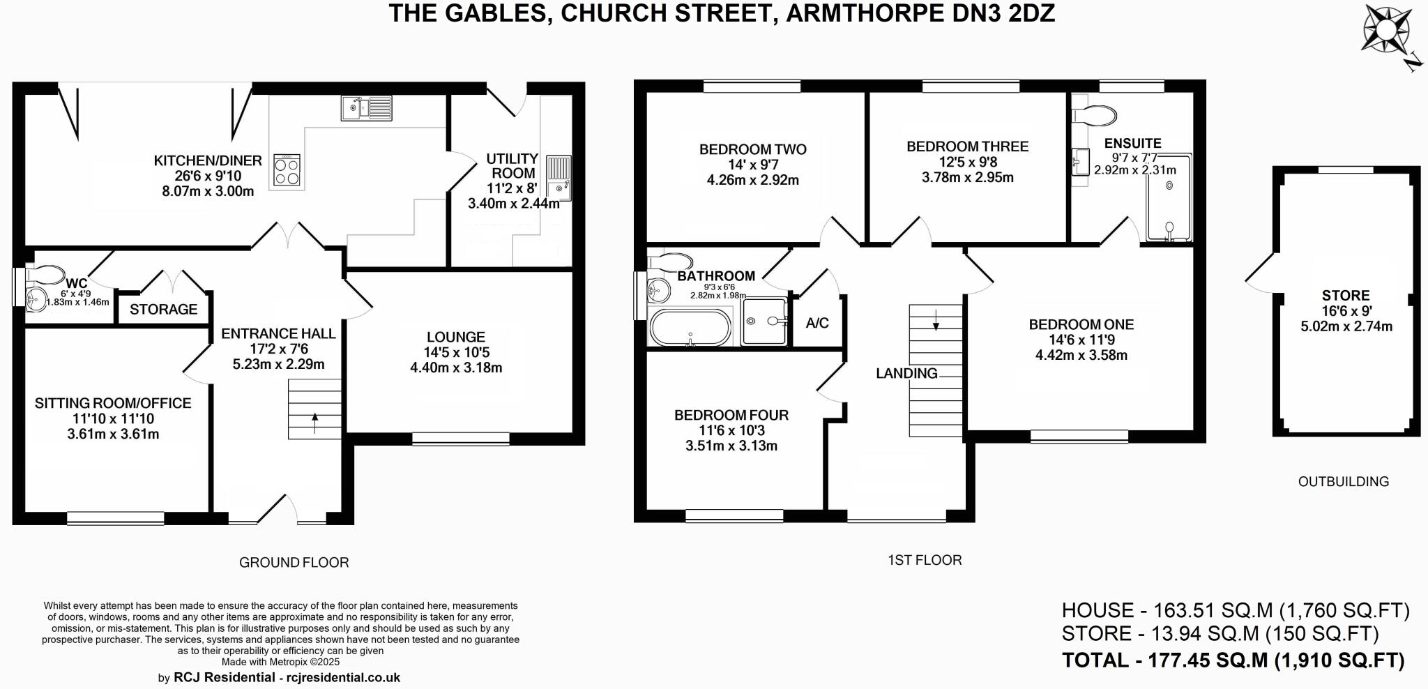 Church Street, Armthorpe, Doncaster floorplan