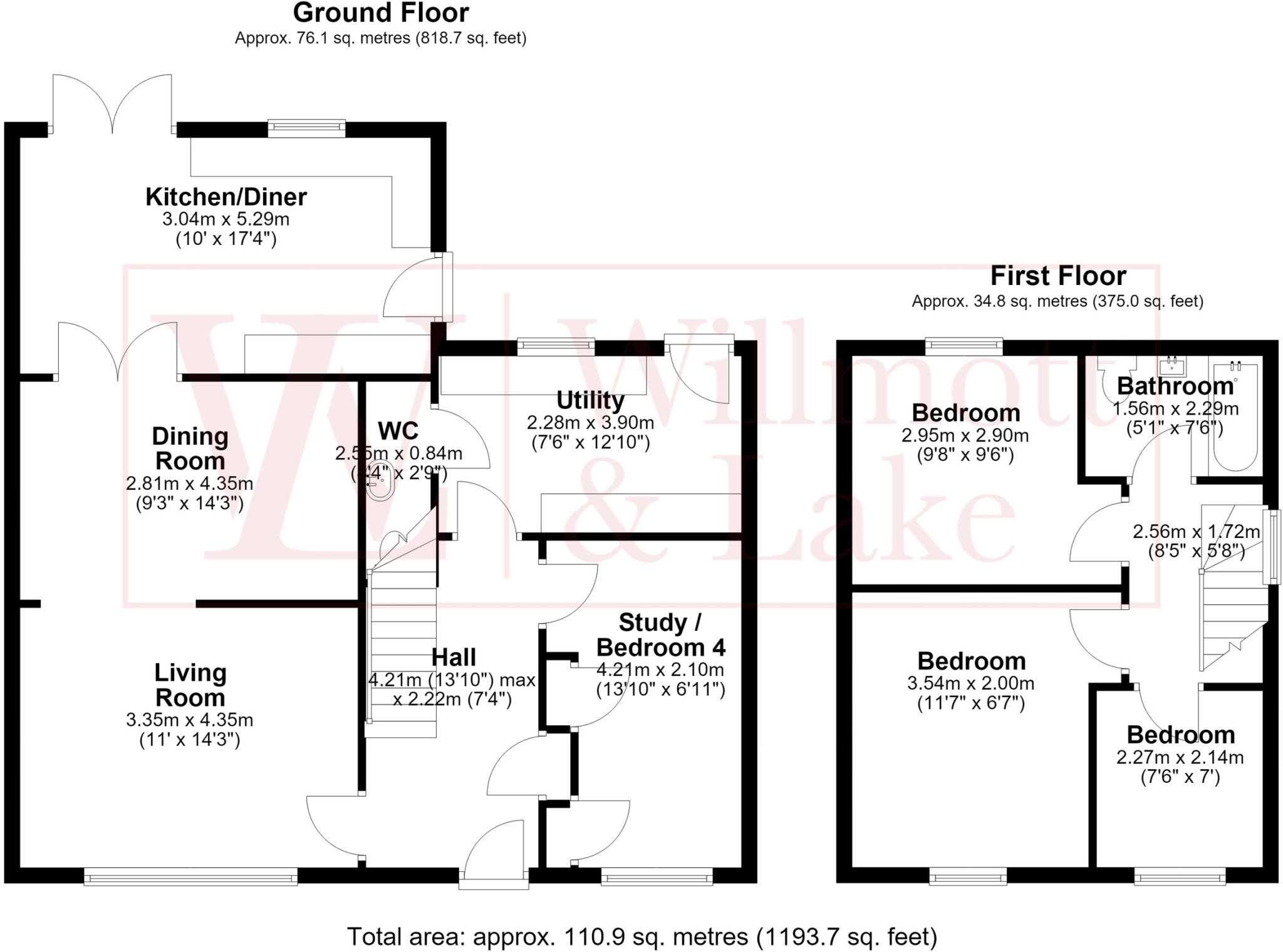 Elm Close, Takeley, Bishop's Stortford, Essex floorplan