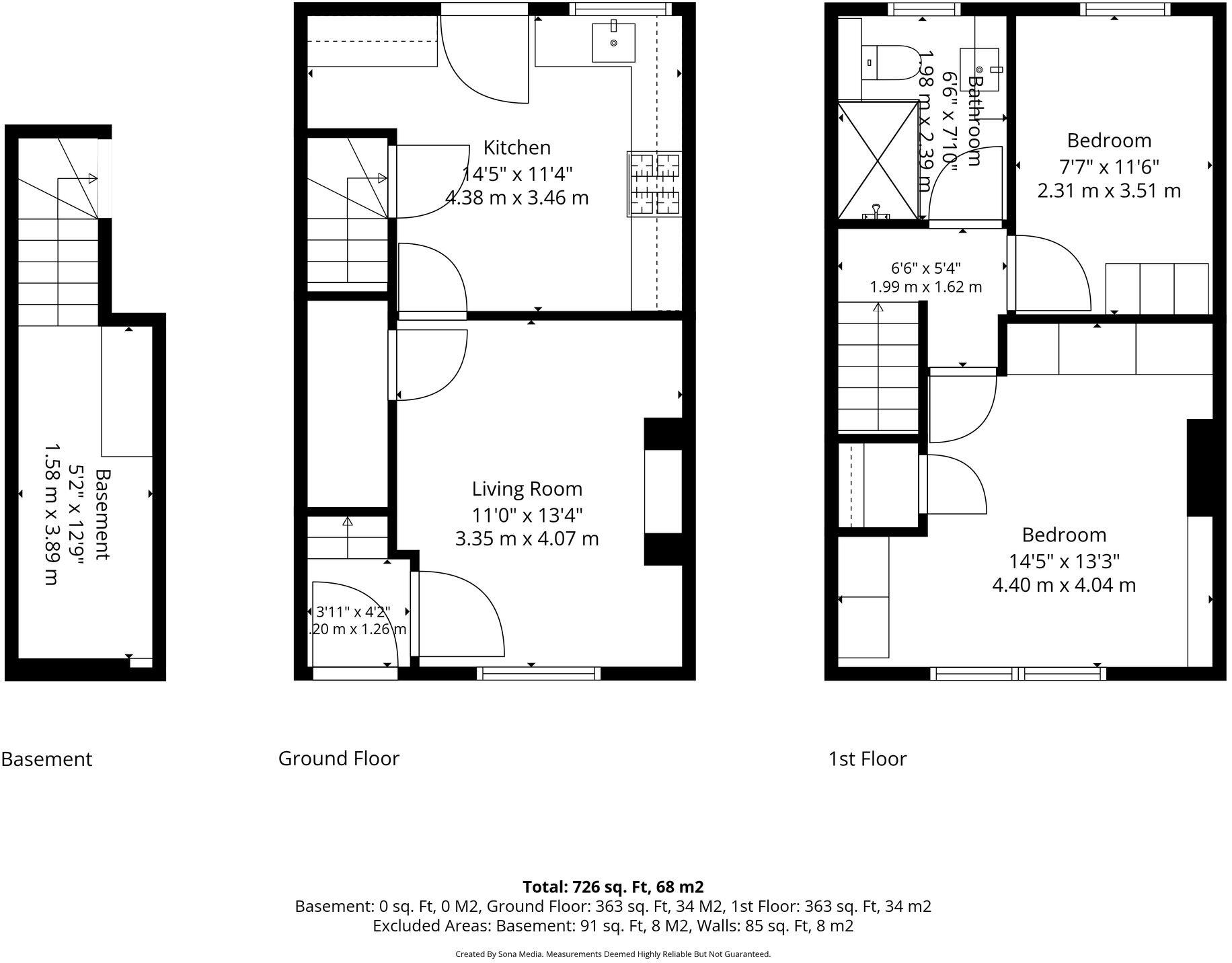 Halliwell Street, Milnrow, OL16 floorplan