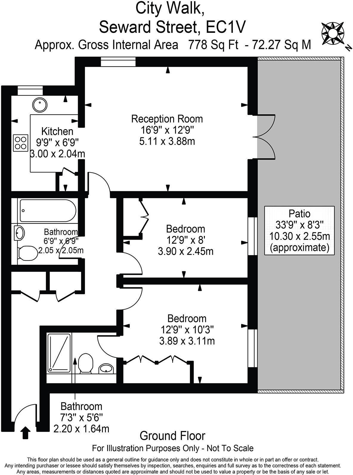Seward Street, Islington, London floorplan