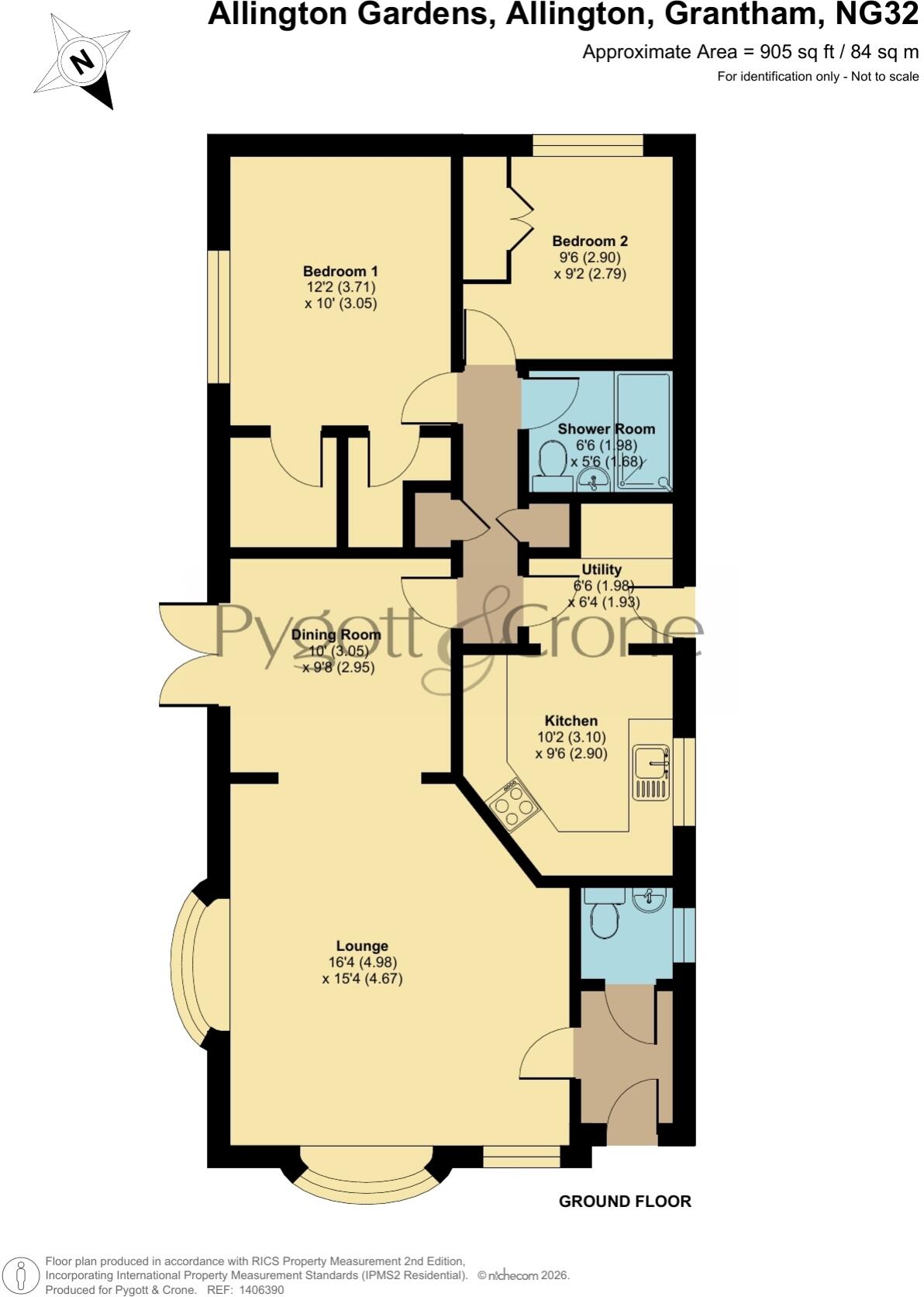 Meadow View Allington Gardens, Allington, Grantham, Lincolnshire, NG32 floorplan